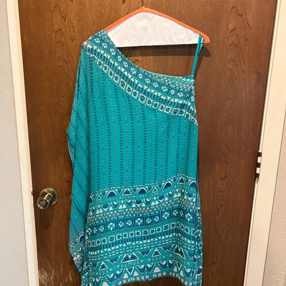 BCBG MaxAzria Alana One-Shoulder Dress Asymmetrical Hem XXS - Picture 4 of 5